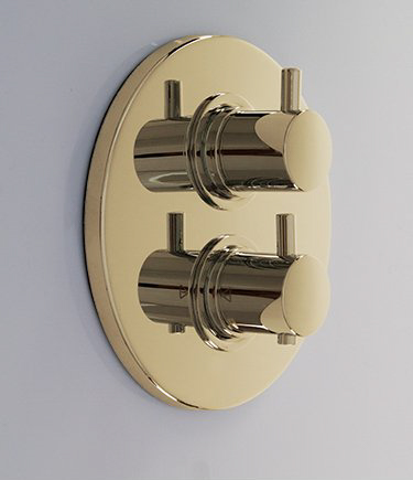 Goldenes Unterputz-Brause-Thermostat (43NN)